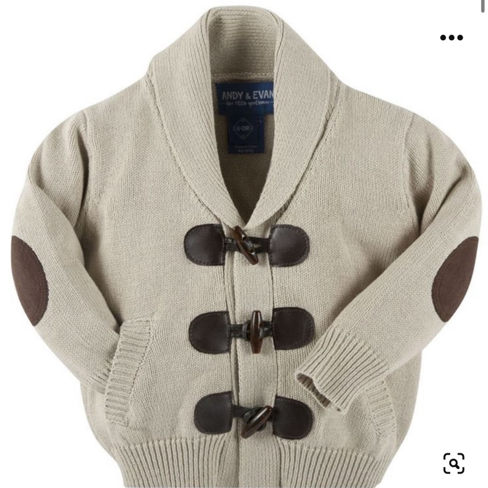 Andy and Evan Tan Toggler Sweater